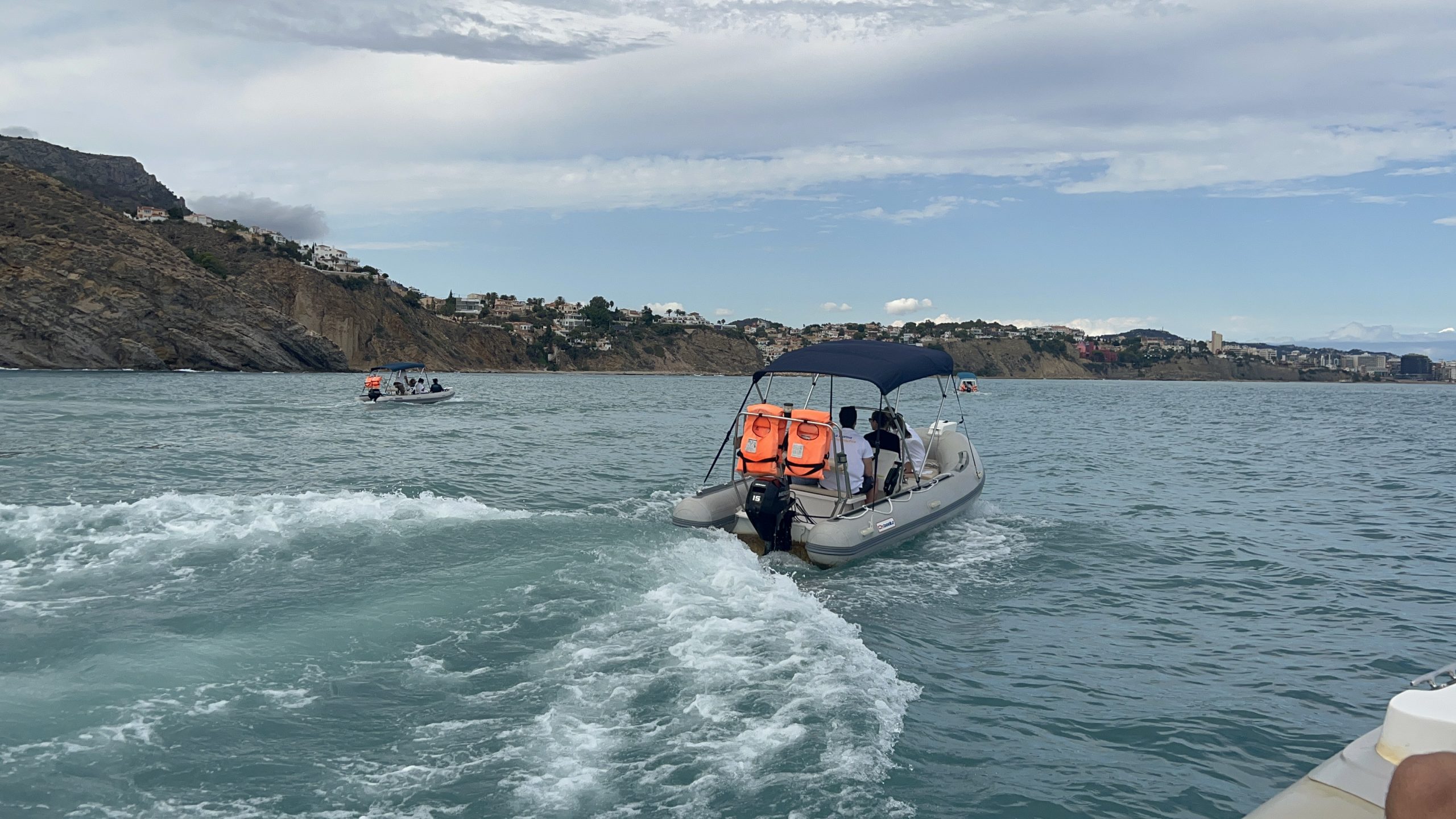 Excursión con barquitos en Calpe